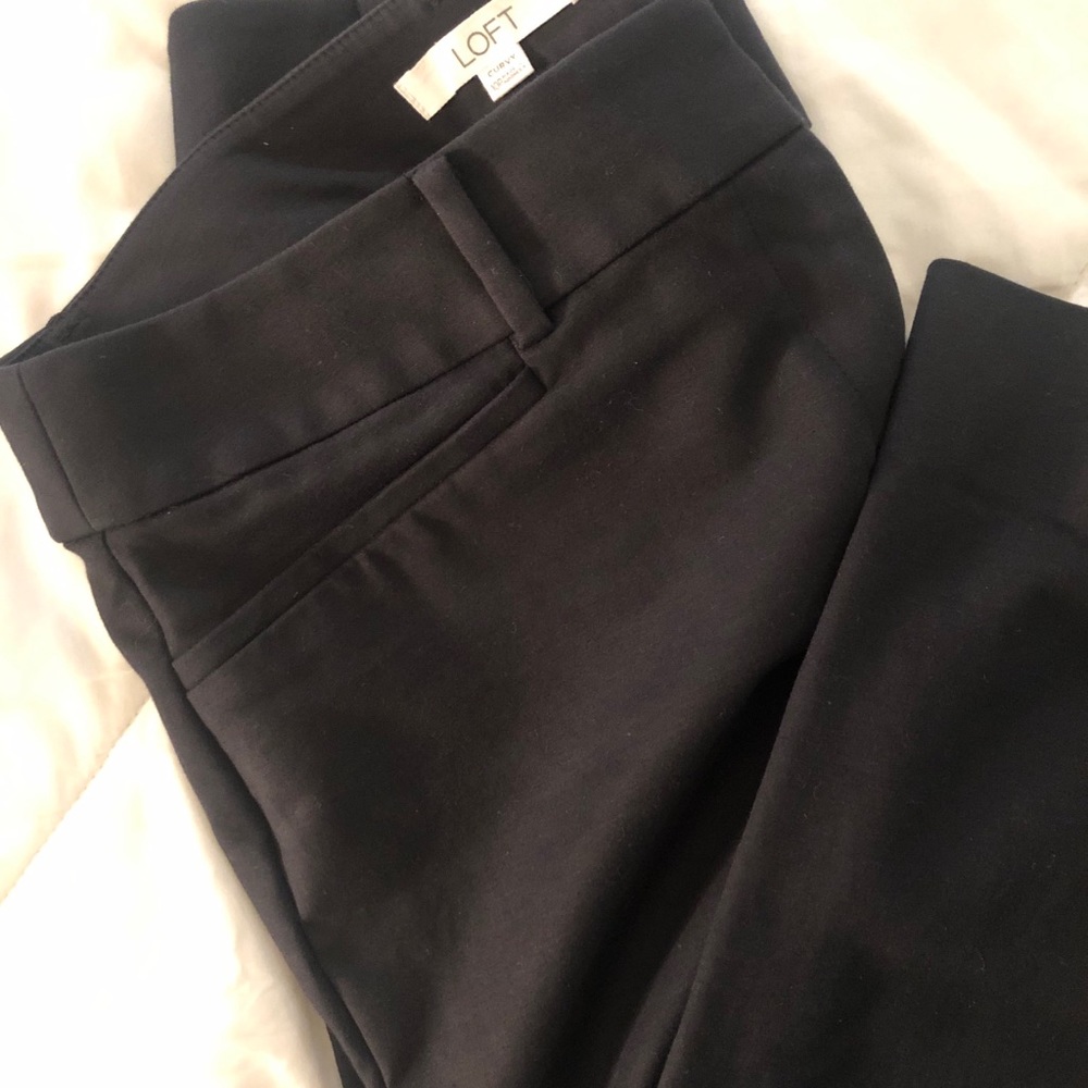 LOFT Black Pants curvy fit